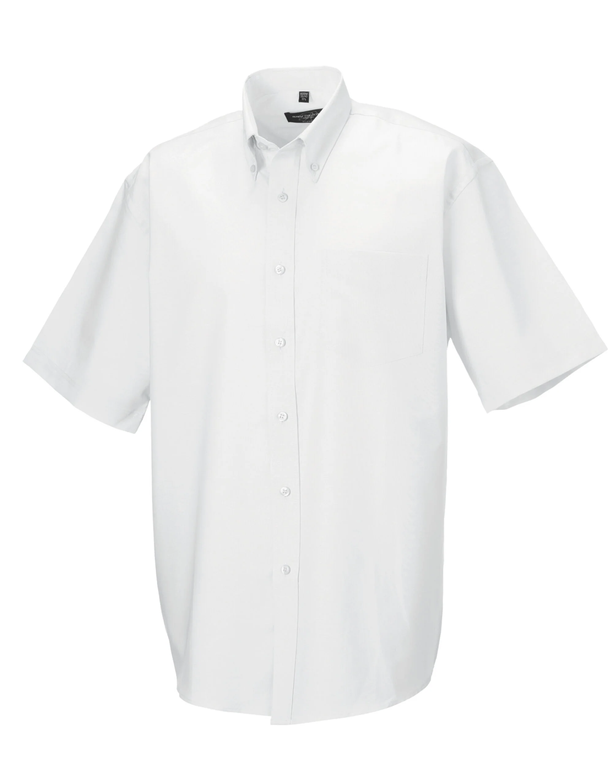 Russell Collection Men'S Short Sleeve Classic Oxford Shirt - Image 9