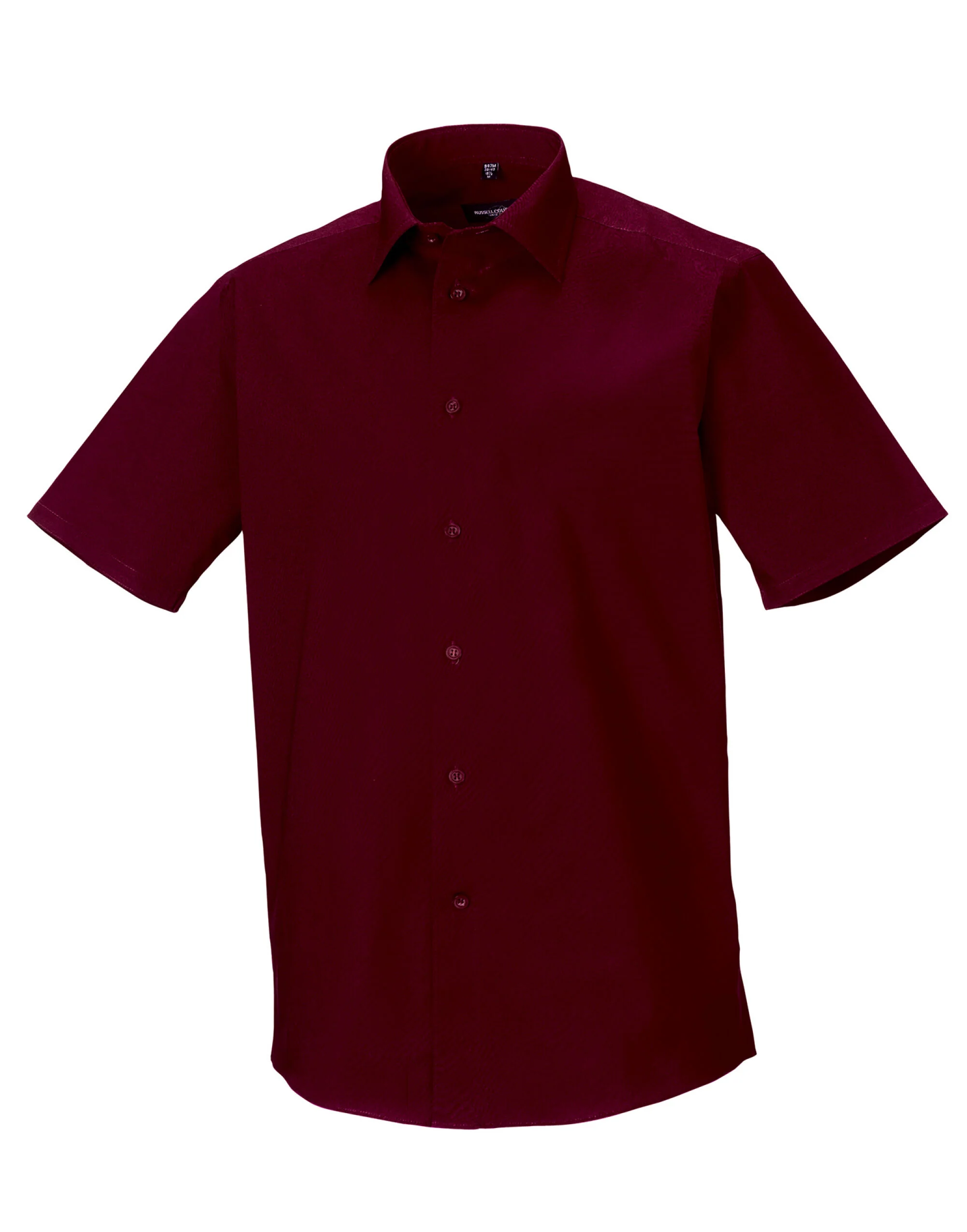 Russell Collection Men'S Short Sleeve Fitted Stretch Shirt - Image 6