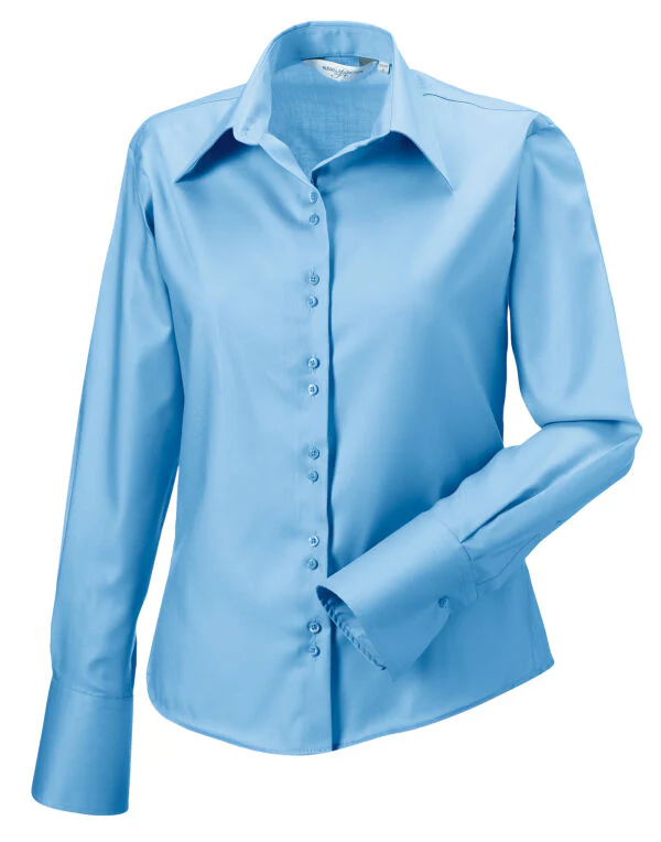 Russell Collection Ladies' Long Sleeve Ultimate Non-Iron Shirt - Image 8
