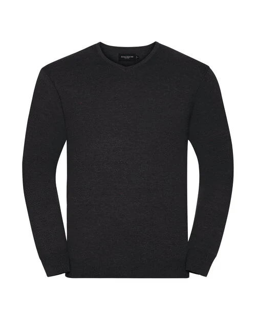Russell V-Neck Knitted Pullover - Image 2