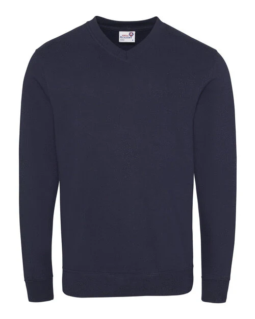 AWDis Academy Senior Academy V-Neck Sweatshirt - AC003M