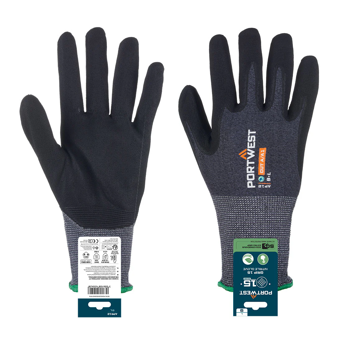 Portwest SG Grip 15 Nitrile Glove (Retail) - Image 3