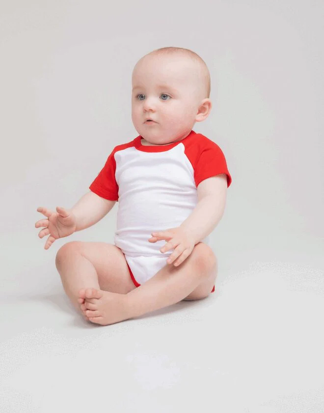 Larkwood Short Sleeve Baseball Bodysuit - LW502TB