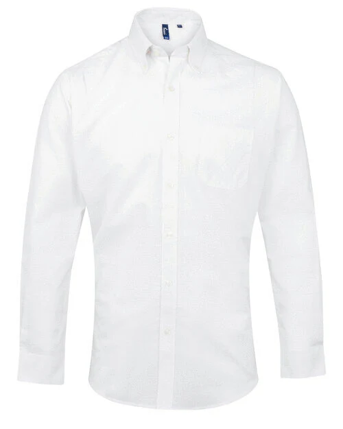Premier Workwear Signature Oxford L/S Shirt - PR234M - Image 4