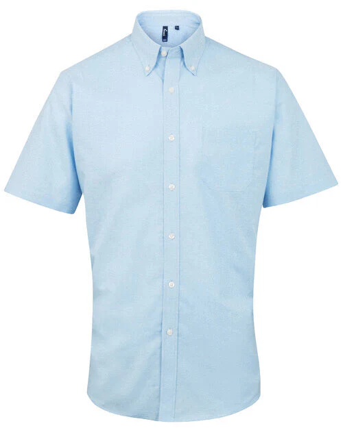 Premier Workwear Signature Oxford S/S Shirt - PR236M - Image 3