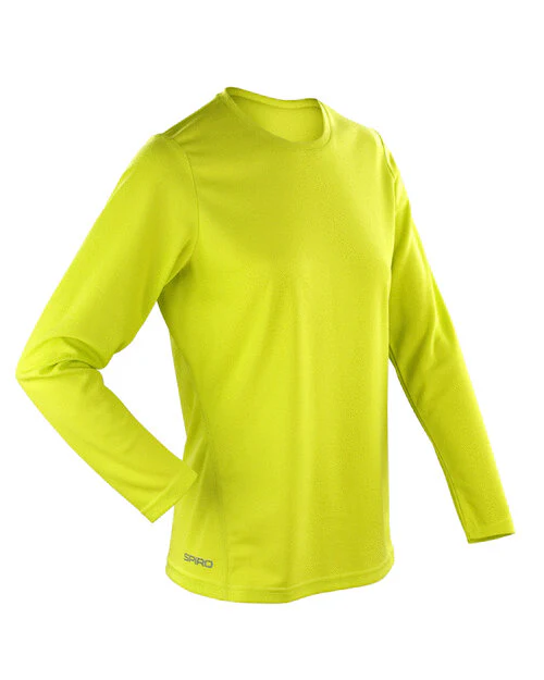 Spiro Spiro Ladies Quick Dry Long Sleeve T-Shirt - RS254F - Image 3