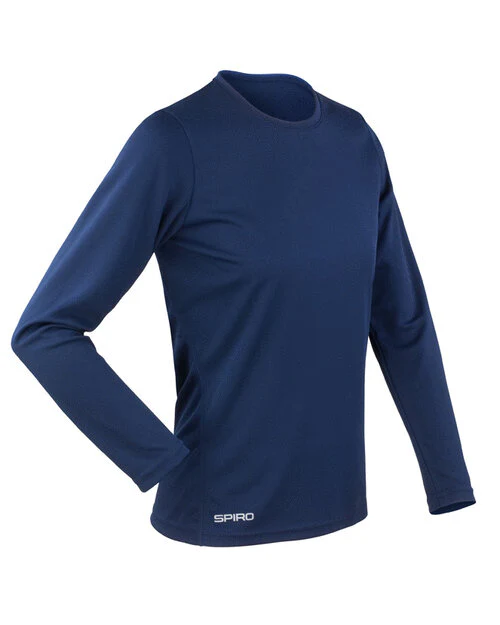 Spiro Spiro Ladies Quick Dry Long Sleeve T-Shirt - RS254F - Image 4