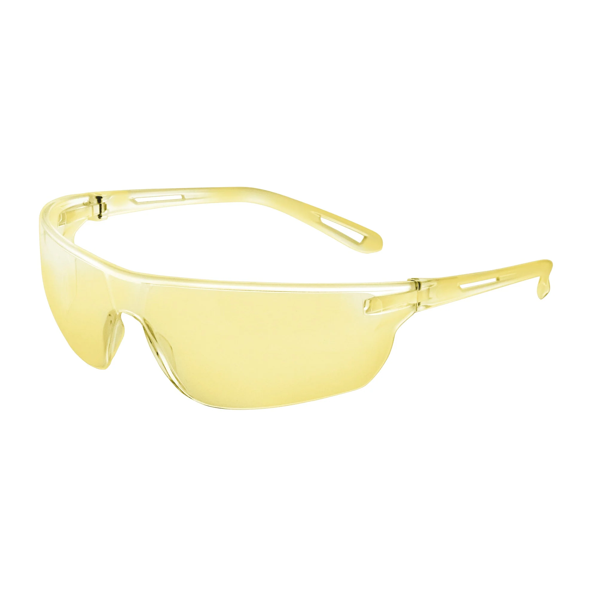JSP Stealth 16g Lightweight Safety Specs - Amber Anti-scratch Lenses - Amber Frames