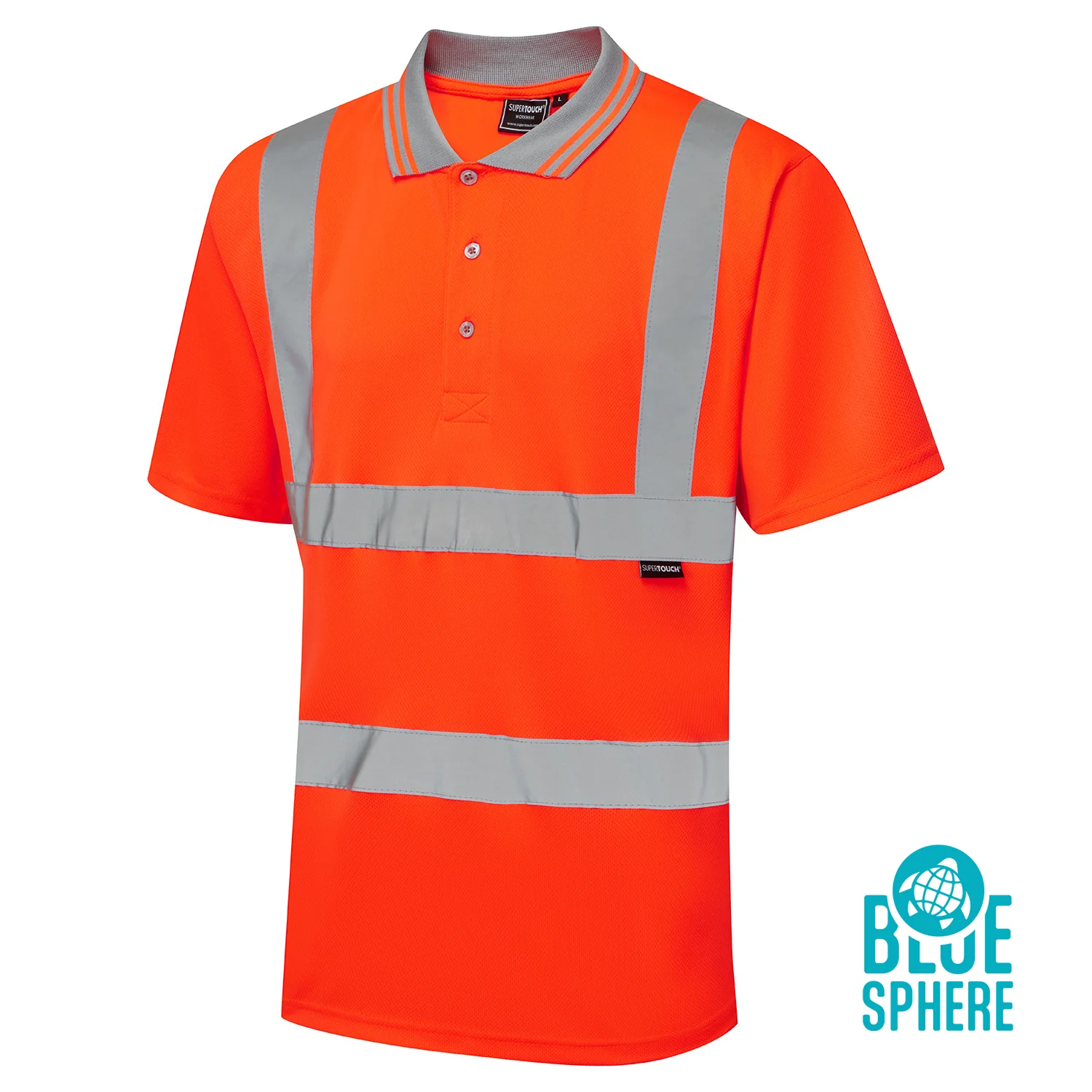 Supertouch Eco Hi Vis Birdeye Polo Shirt
