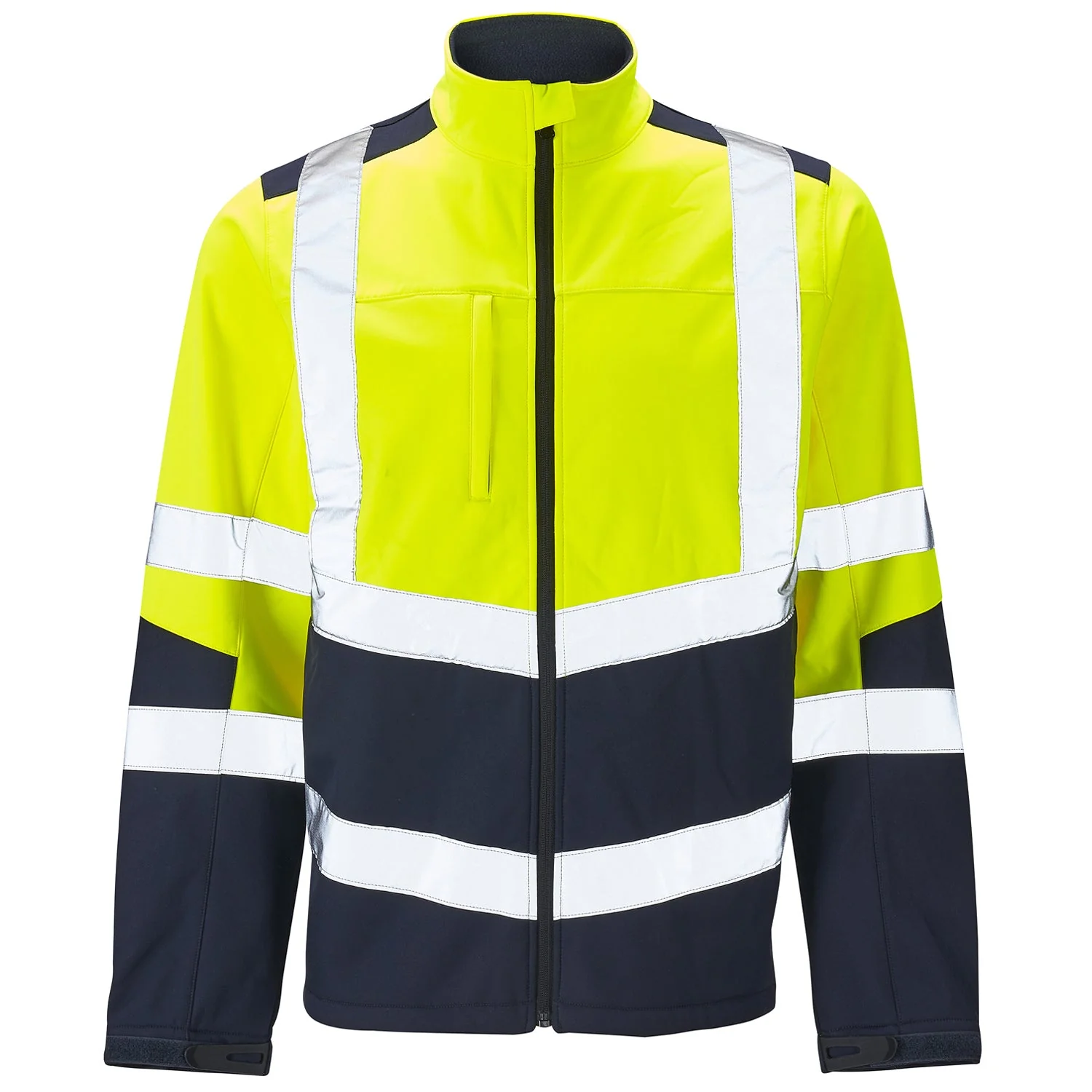 Supertouch Hi Vis 2 Tone Softshell Jacket - Image 2