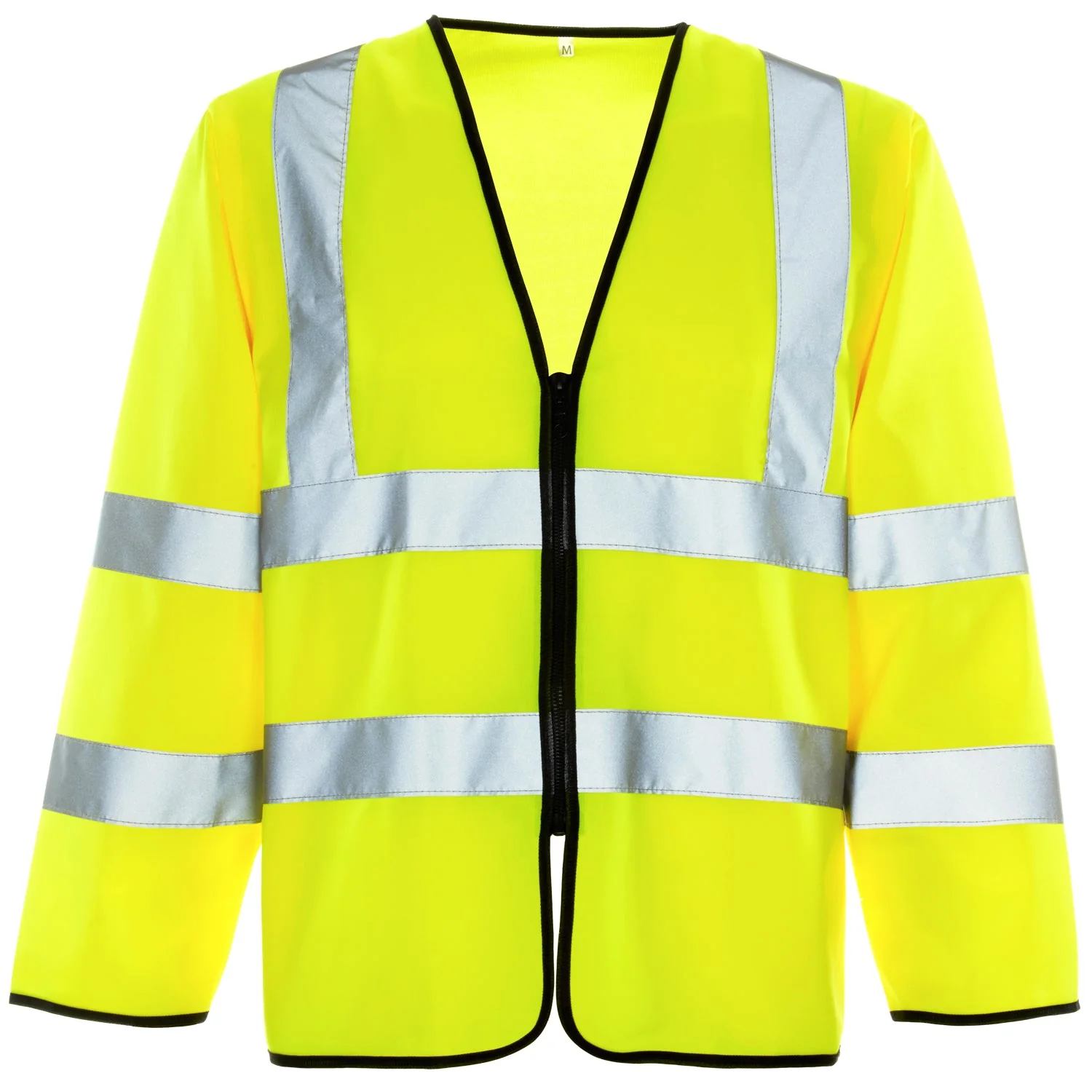 Supertouch Hi Vis Long Sleeved Vest - Velcro - Orange/Yellow - Image 5
