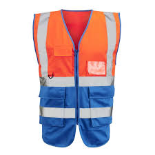 Supertouch Hi Vis 2 Tone Executive Vest - Image 9