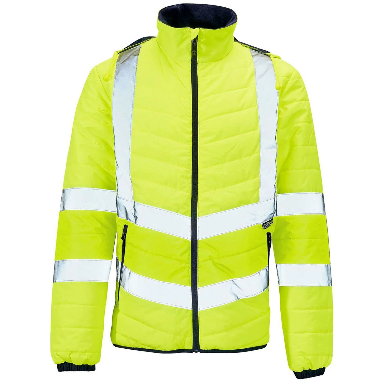Supertouch Hi Vis Puffer Jacket - Image 2
