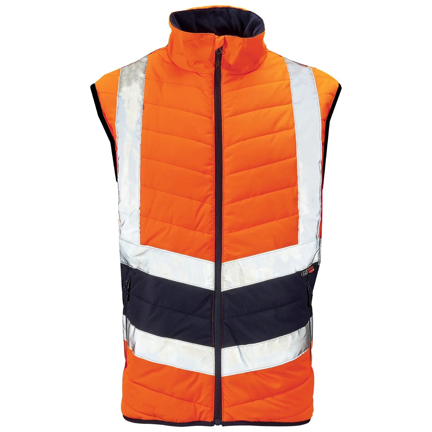 Supertouch Hi Vis 2 Tone Puffer Bodywarmer - Image 5