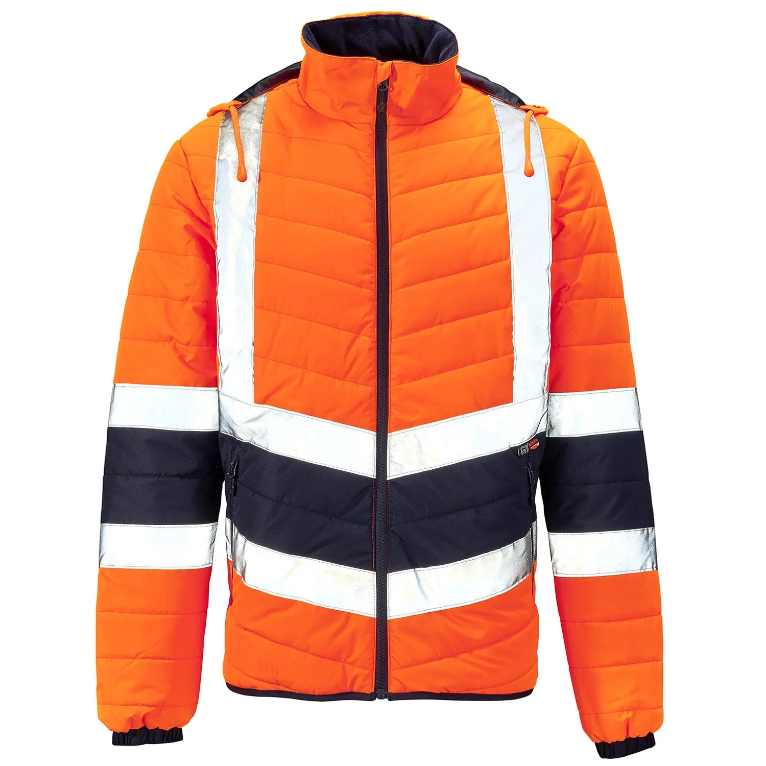 Supertouch Hi Vis 2 Tone Puffer Jacket - Image 2