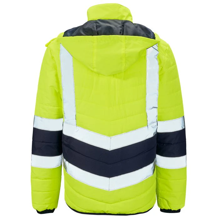 Supertouch Hi Vis 2 Tone Puffer Jacket - Image 3