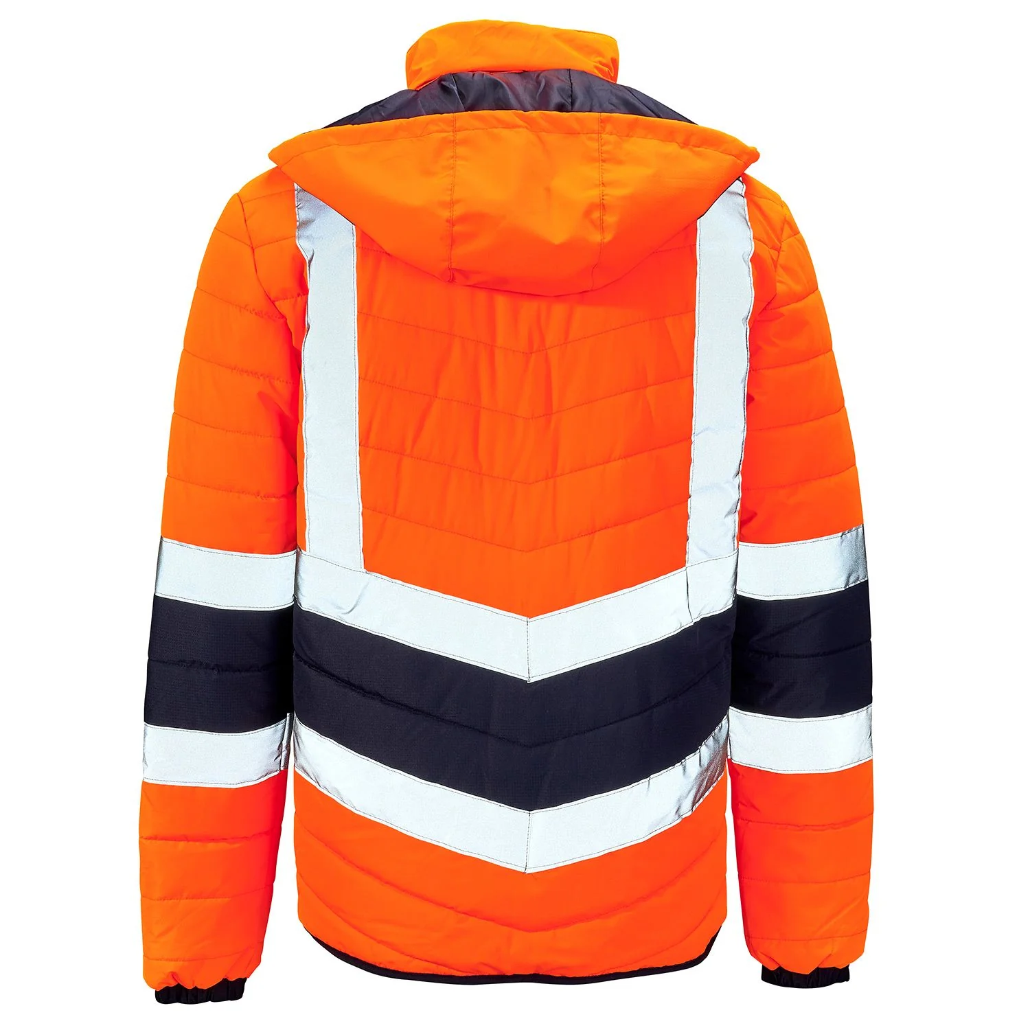 Supertouch Hi Vis 2 Tone Puffer Jacket - Image 4