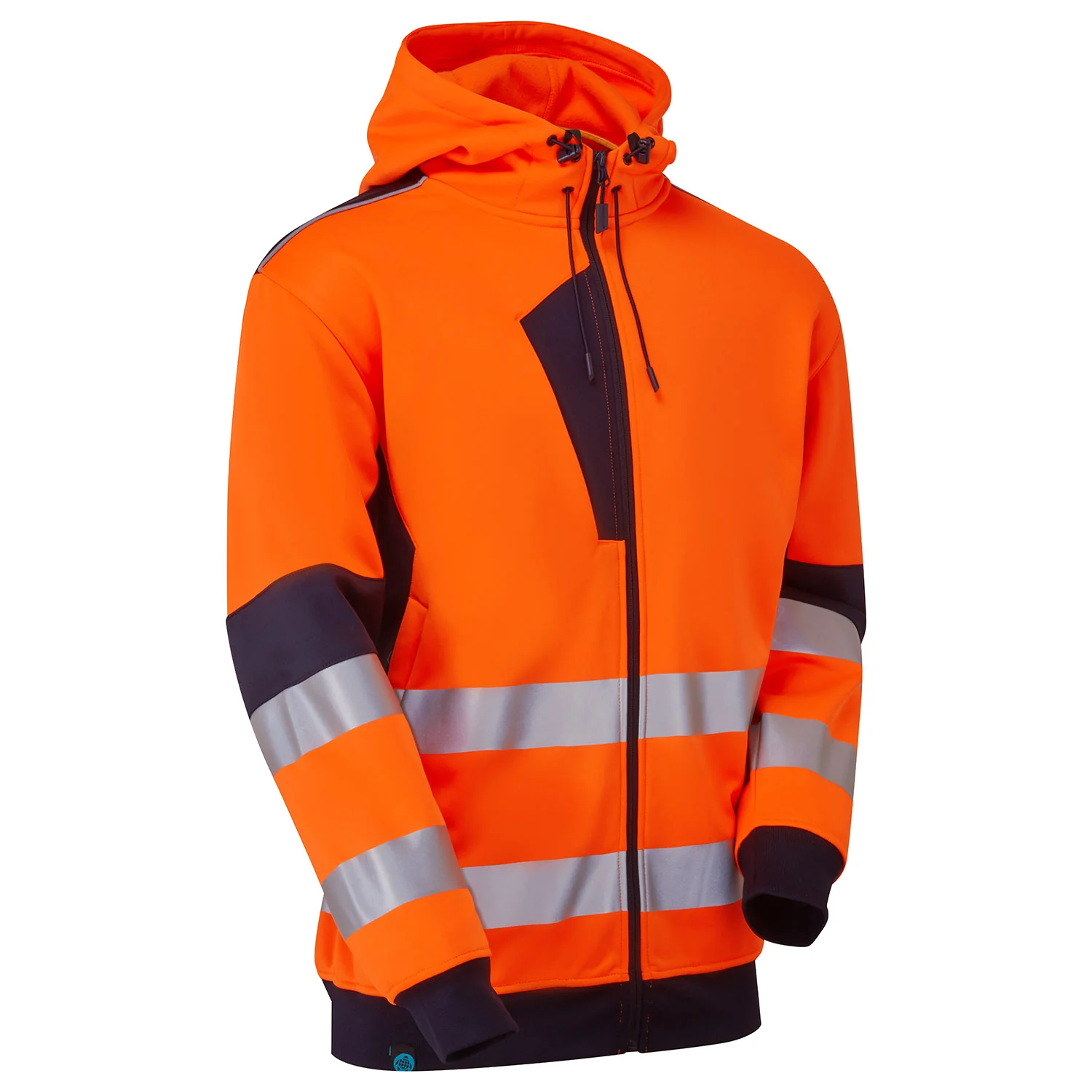 Supertouch System Hi-Vis Eco Zip Thru Hoodie