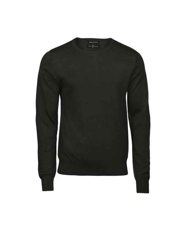 Tee Jays Men's Crew Neck Knitted Sweater - Image 9