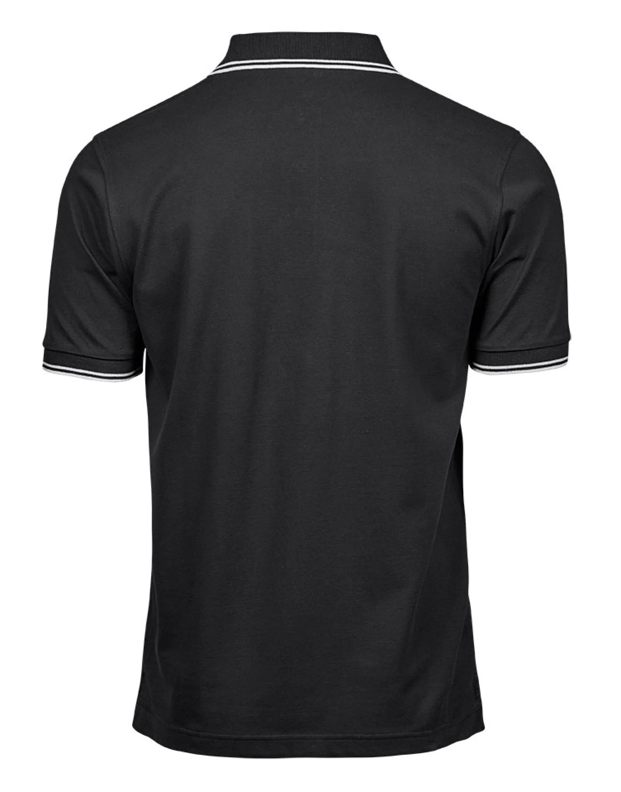 Tee Jays Men's Luxury Stripe Stretch Polo - Image 3
