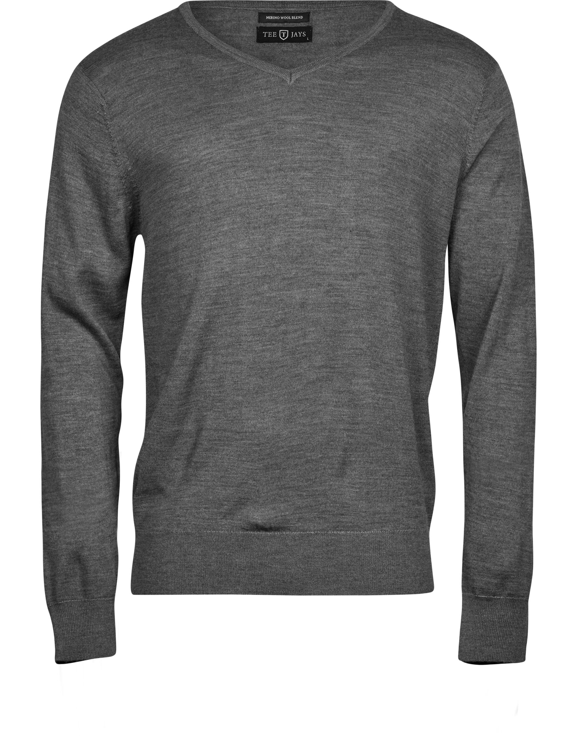 Tee Jays Men's V Neck Knitted Sweater - Image 3
