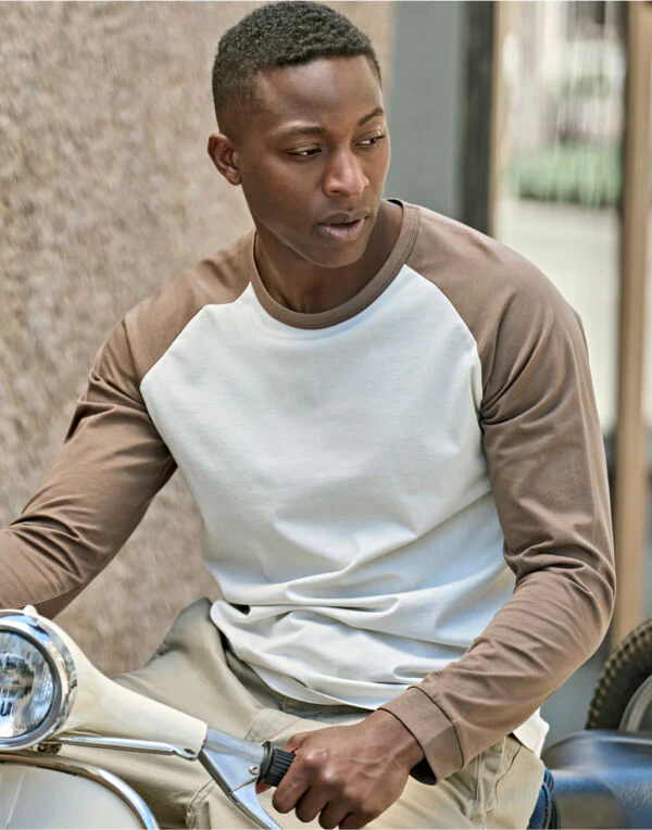 Tee Jays Unlabeled Baseball Tee