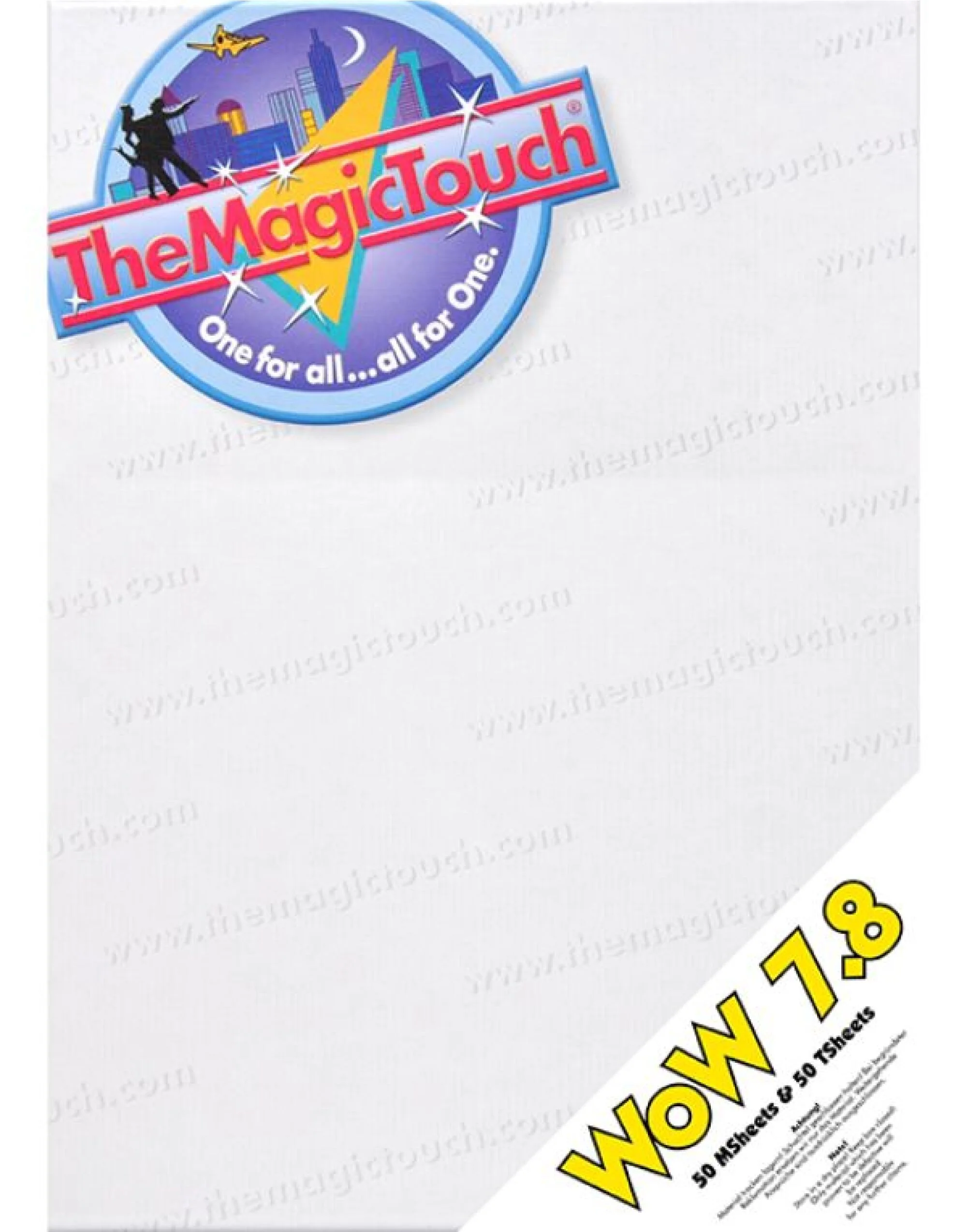 The Magic Touch Wow 7.8 Transfer Paper A4 - Image 2