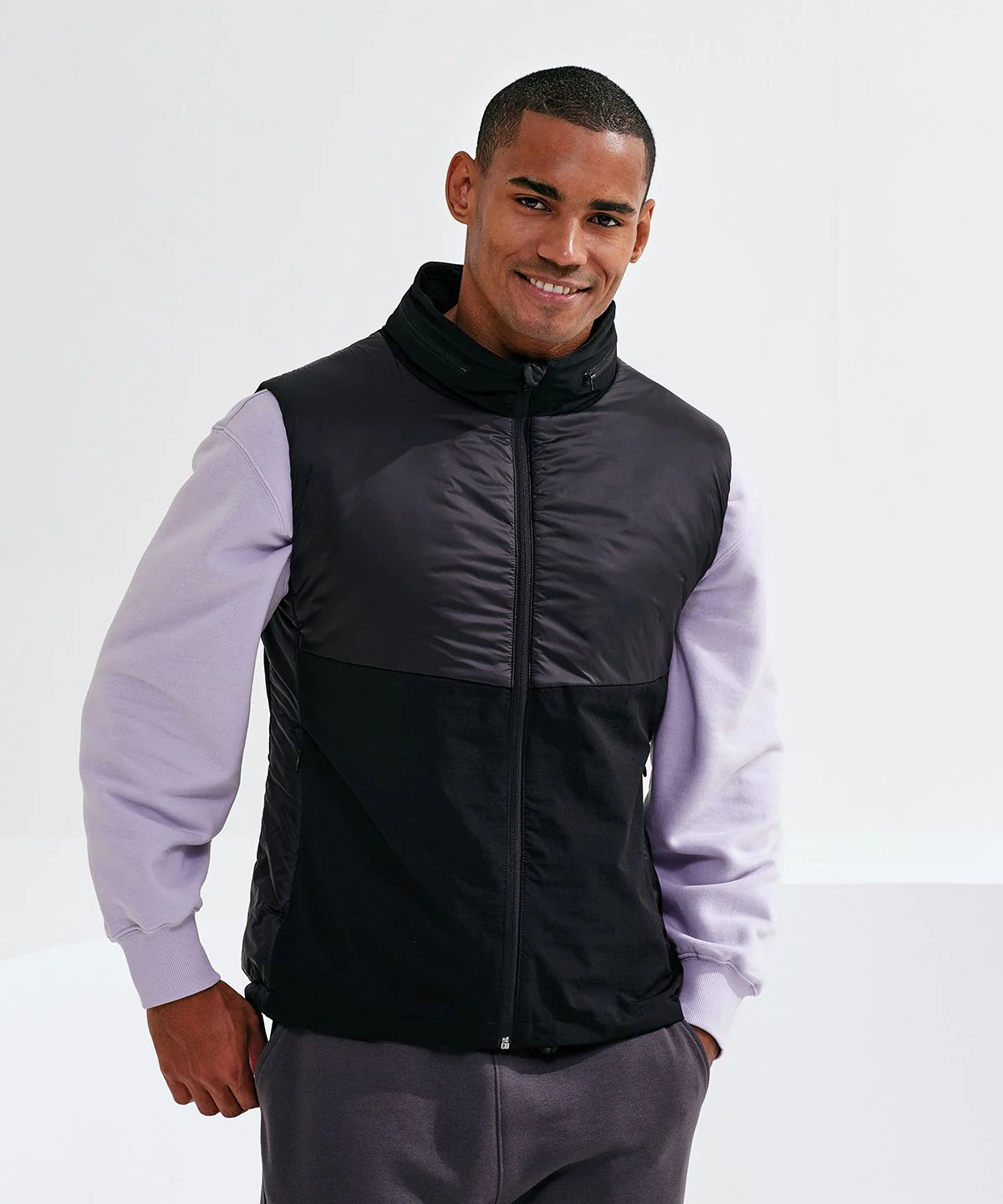 Tri Dri Men's Insulated Hybrid Gilet - TR075
