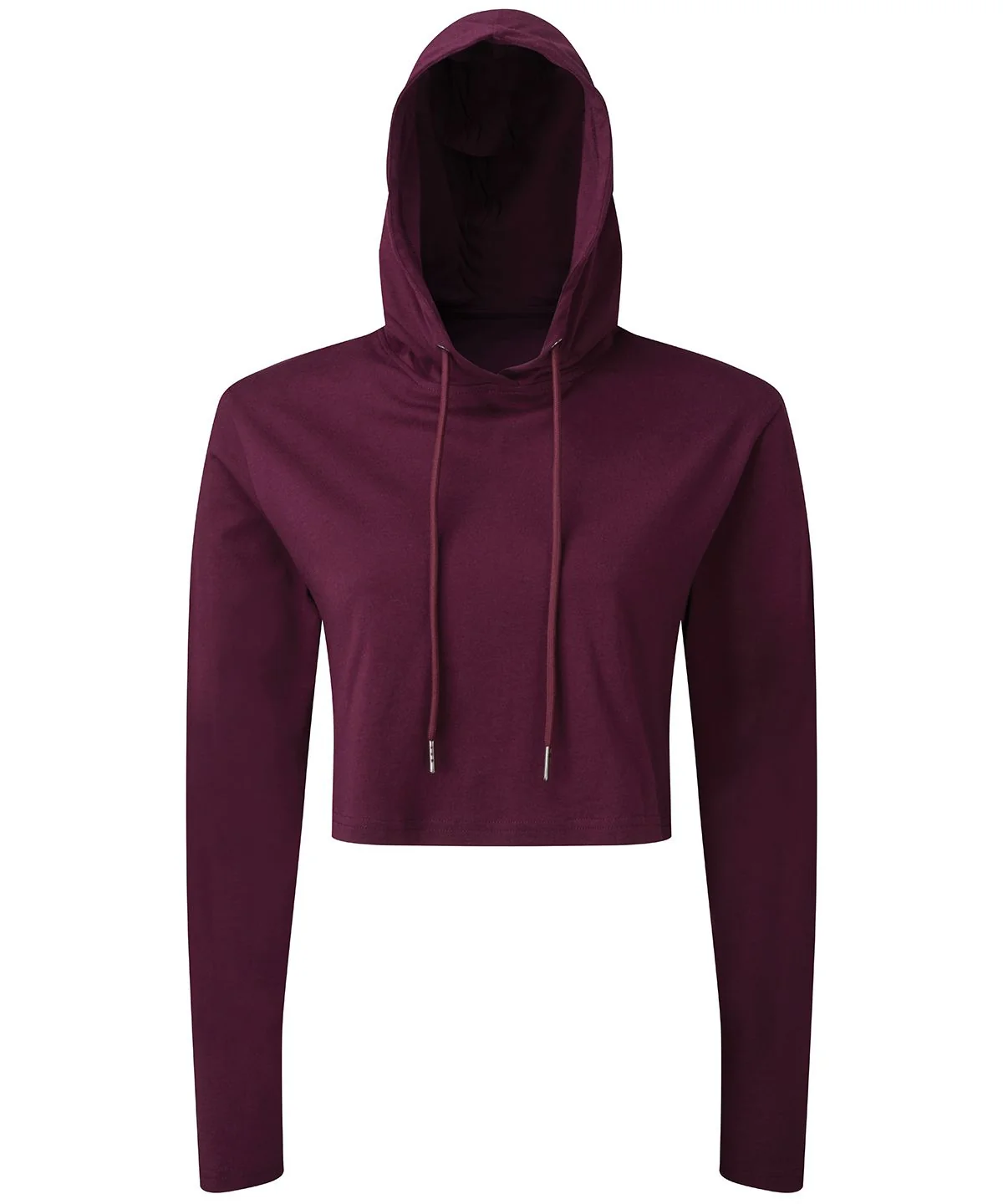 Tri Dri Women's Cropped Hooded Long Sleeve T-Shirt - TR088 - Image 2