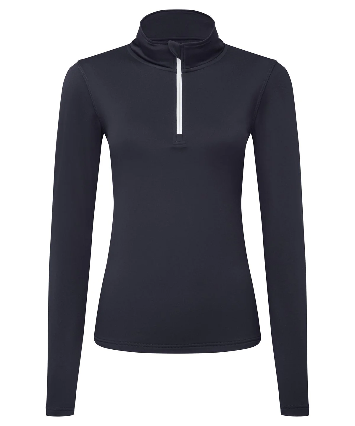 Tri Dri Womens Recycled Long Sleeve Brushed Back Zip Top - TR121 - Image 3