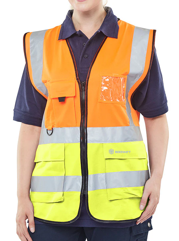 Beeswift Hi-Vis Two Tone Executive Id Vest