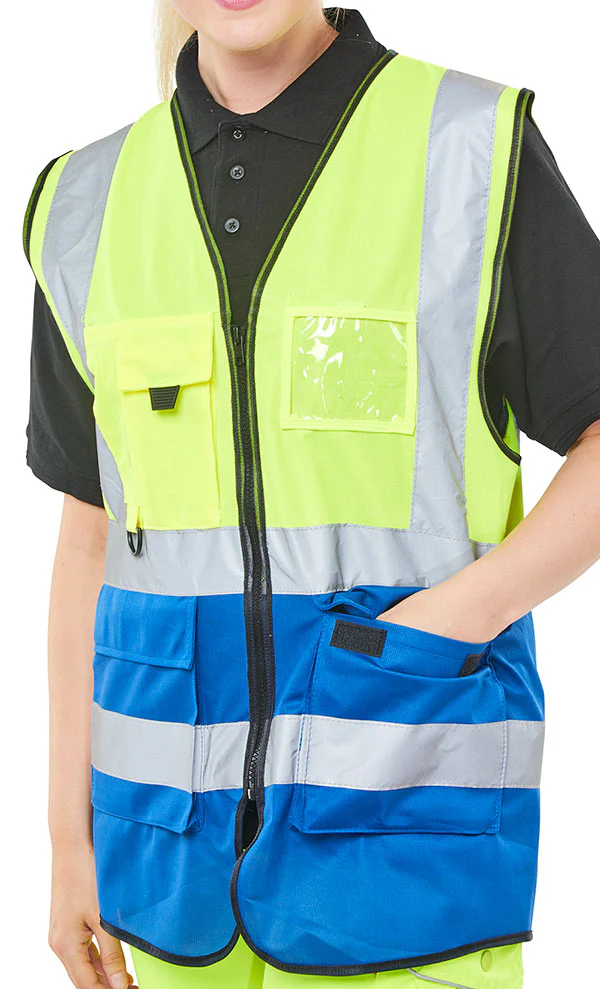 Beeswift Hi-Vis Two Tone Executive Id Vest - Image 12