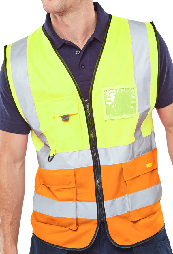 Beeswift Hi-Vis Two Tone Executive Id Vest - Image 2
