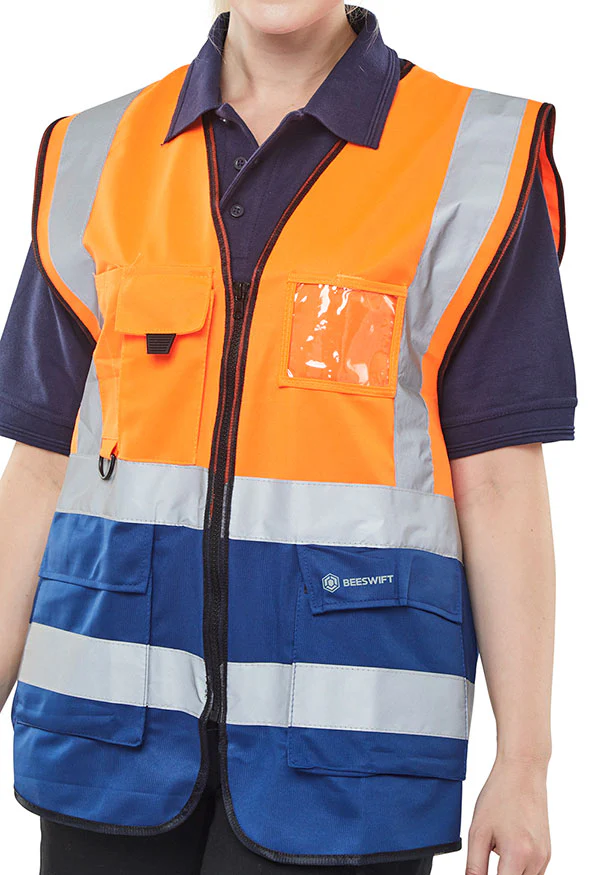 Beeswift Hi-Vis Two Tone Executive Id Vest - Image 6
