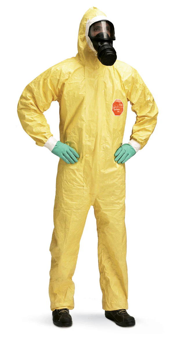 Tychem 2000 Tychem C Hooded Disposable Coverall