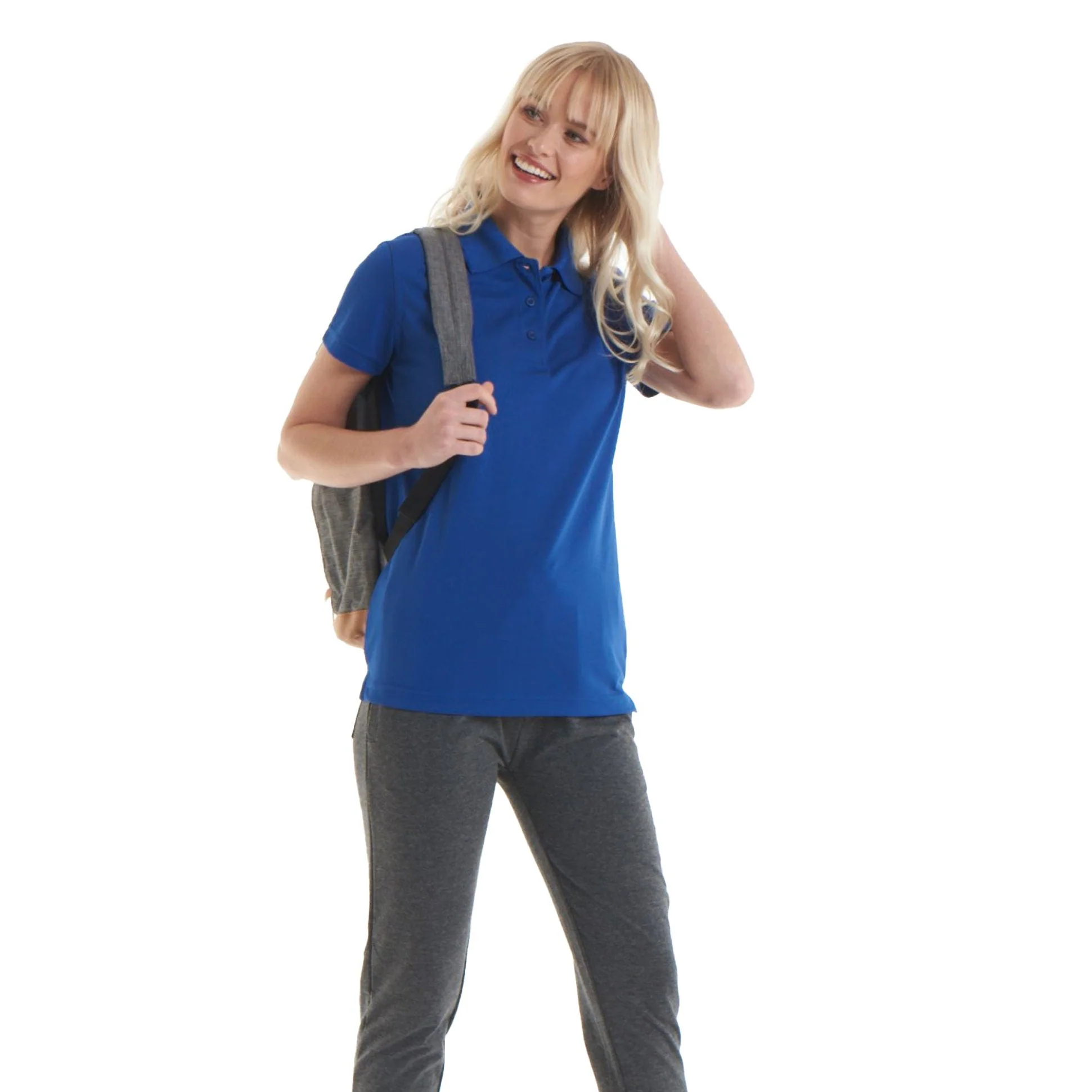 Uneek Ladies Super Cool Workwear Poloshirt - UC128 - Image 2