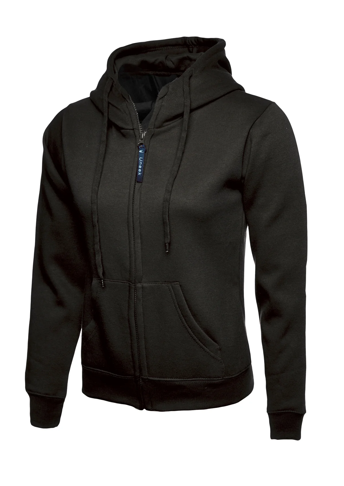 Uneek Ladies Classic Full Zip Hooded Sweatshirt - UC505 - Image 2