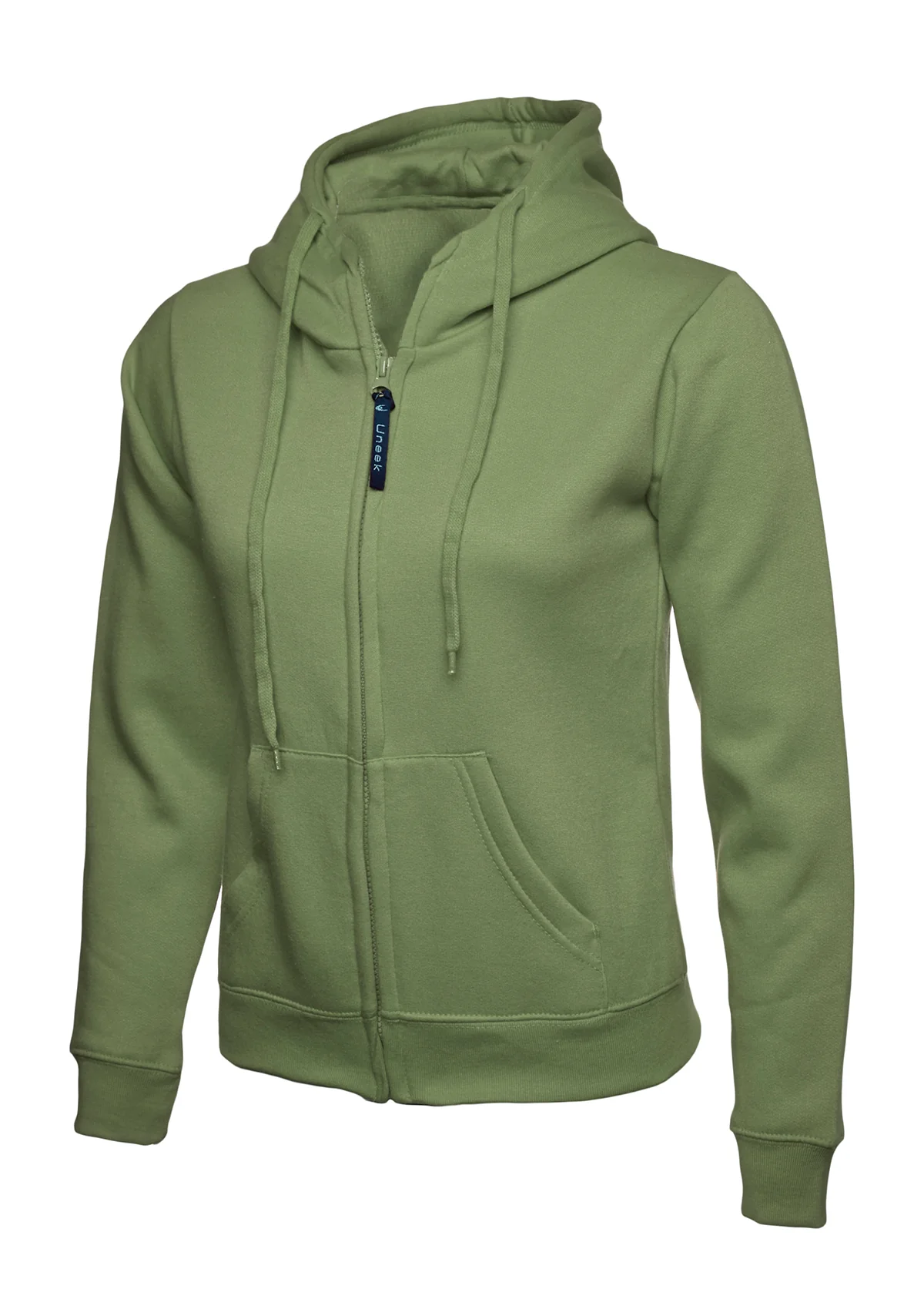 Uneek Ladies Classic Full Zip Hooded Sweatshirt - UC505 - Image 7