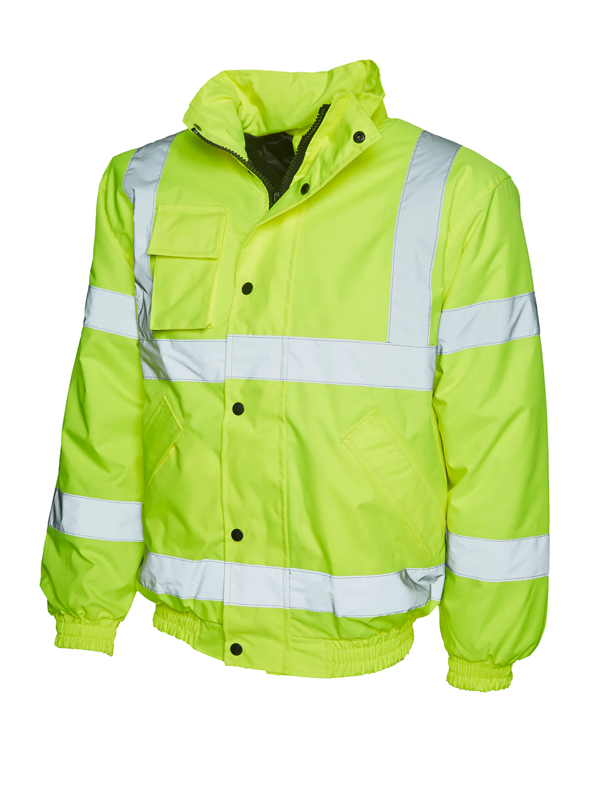 Uneek High Visibility Bomber Jacket - UC804 - Image 4