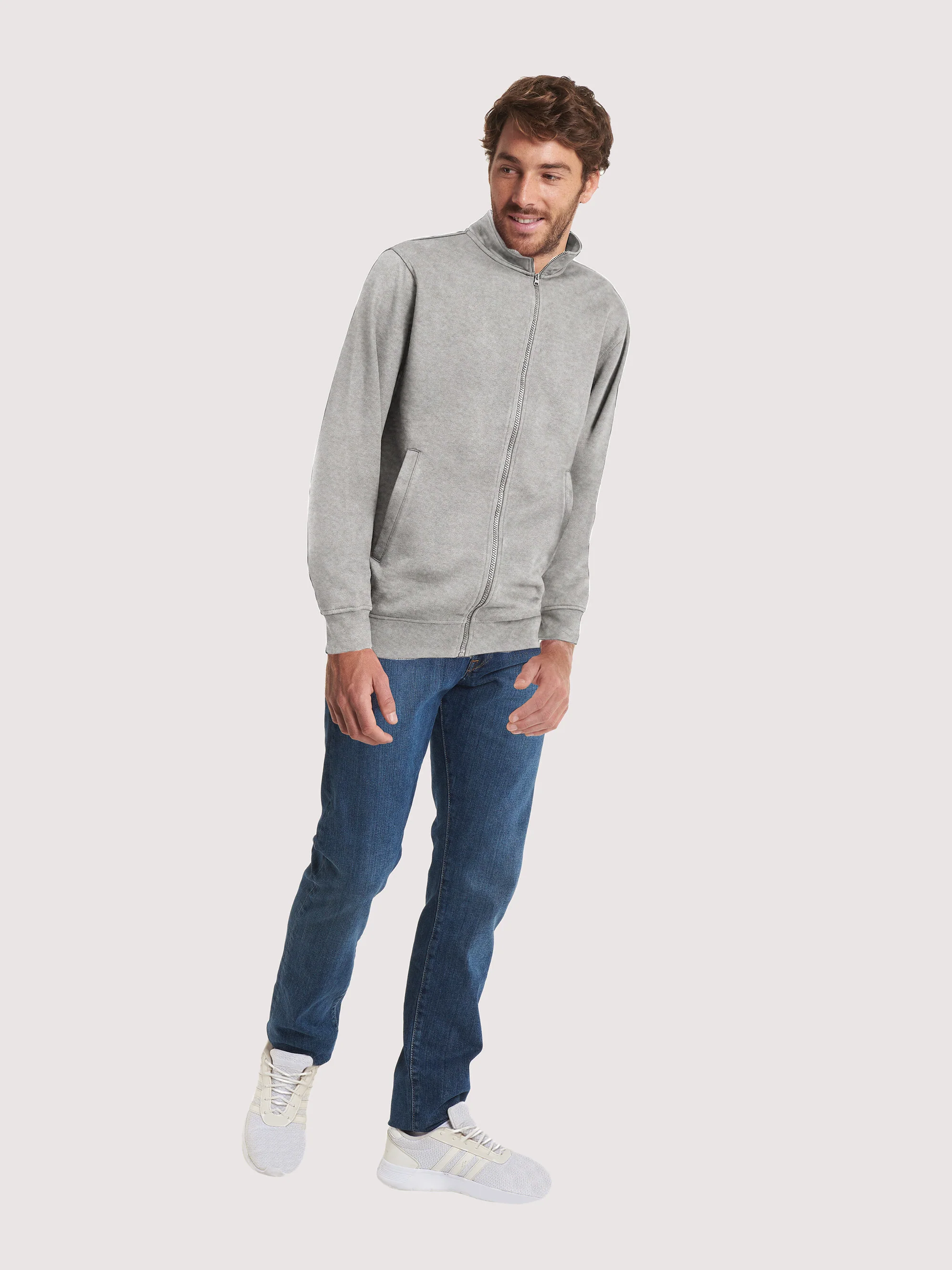 Uneek Deluxe Unisex Sweat Jacket - UC212 - Image 3
