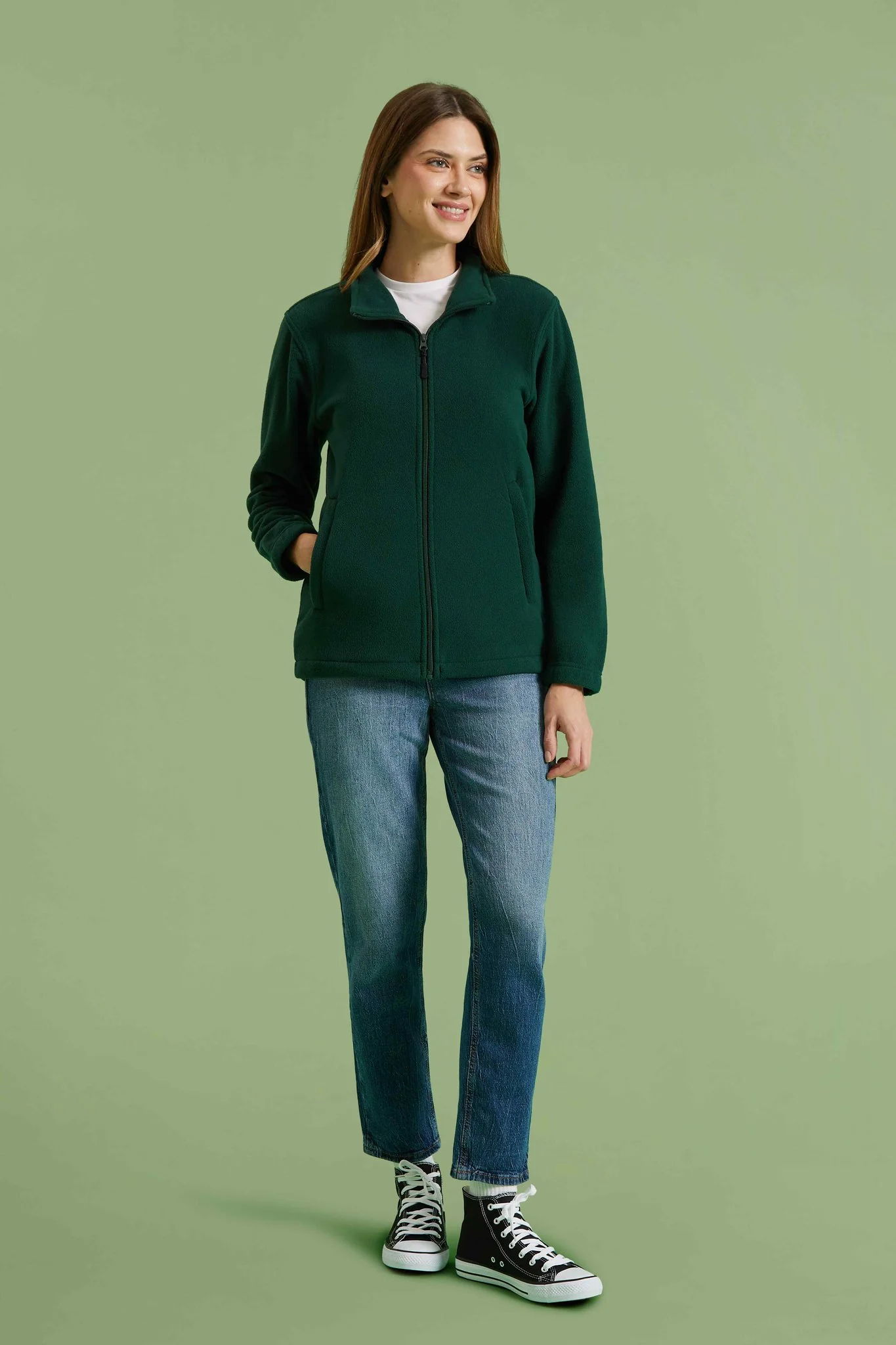 Uneek Eco Full Zip Fleece Jacket - GR61 - Image 4