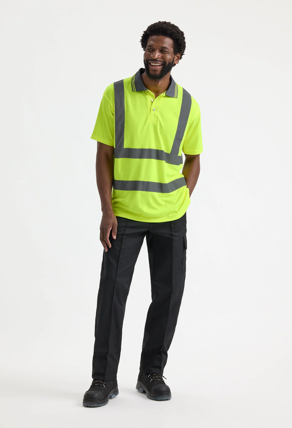 Uneek Hi Vis Short Sleeve Polo Shirt - UC808