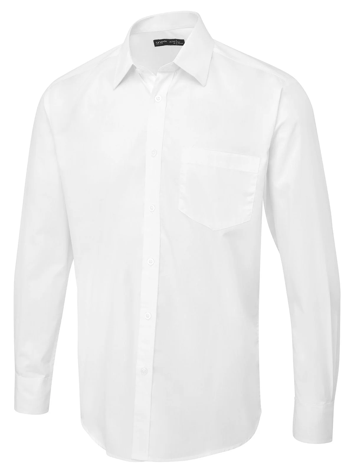 Uneek Men's Short Sleeve Poplin Shirt - UC714 - [CLEARANCE]