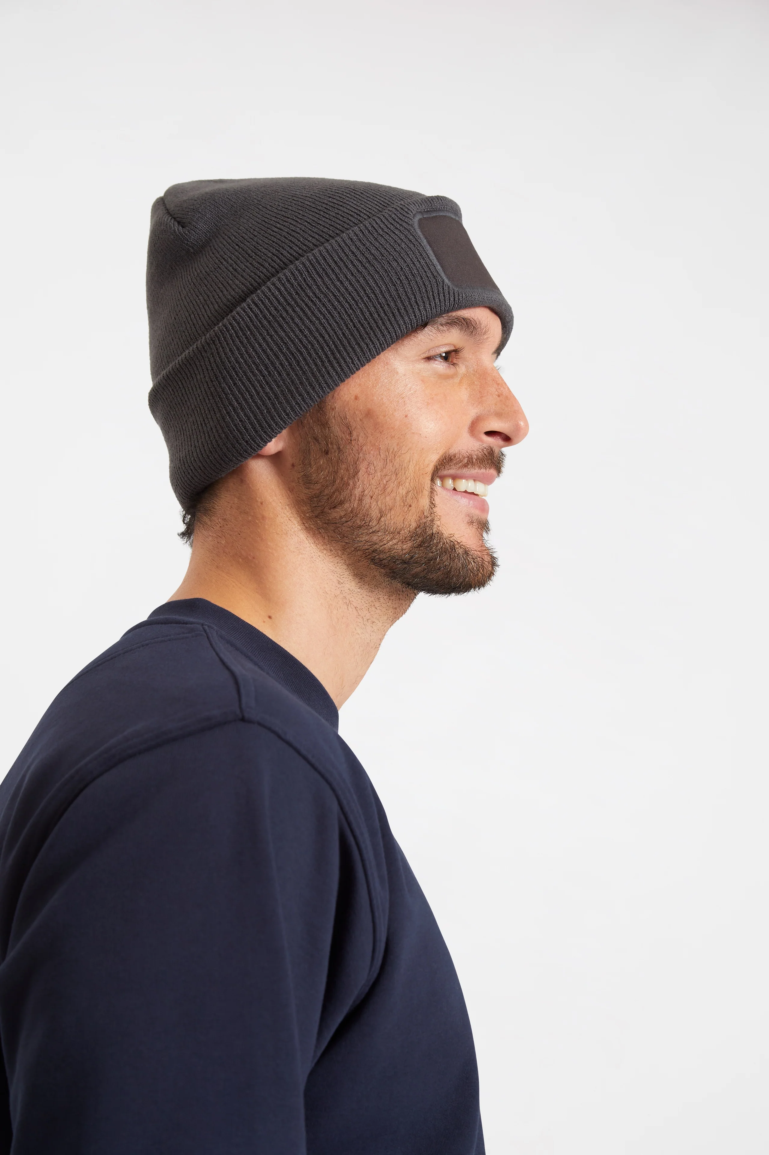 Uneek Rectangular Patch Beanie - UC411