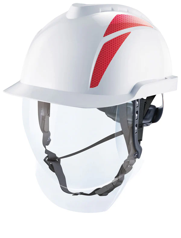 MSA Msa V-Gard 950 Electrician Safety Helmet With Face Shield - Image 2