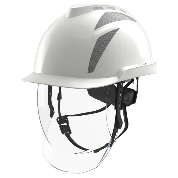 MSA Msa V-Gard 950 Electrician Safety Helmet With Face Shield - Image 4
