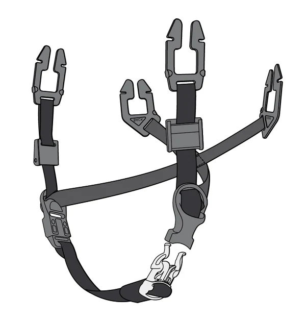 MSA Msa Universal 4-POINT Chin Strap For Safety Helmets - (Pack of 20) - Image 2
