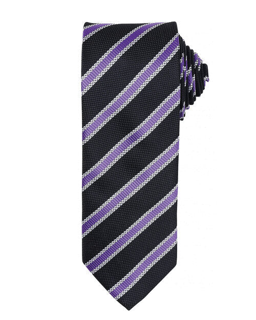 Premier Workwear Waffle Stripe Tie - PR783M - Image 5