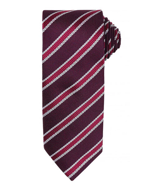 Premier Workwear Waffle Stripe Tie - PR783M - Image 6