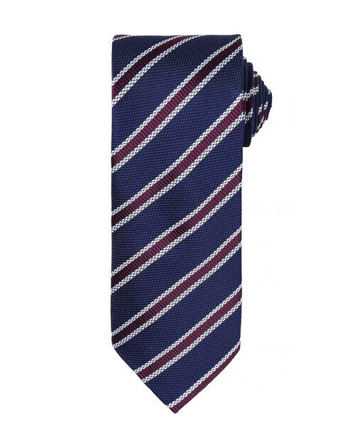 Premier Workwear Waffle Stripe Tie - PR783M - Image 7
